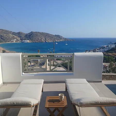 Anemone I W Private Pool 5 Minute From Дом отдыха Милопотас